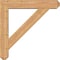 Ekena Millwork Traditional Craftsman Smooth Bracket w/ Offset Brace, Western Red Cedar, 7 1/2"W x 40"D x 40"H BKT0806X40X40TRA04SWR - alternate 4
